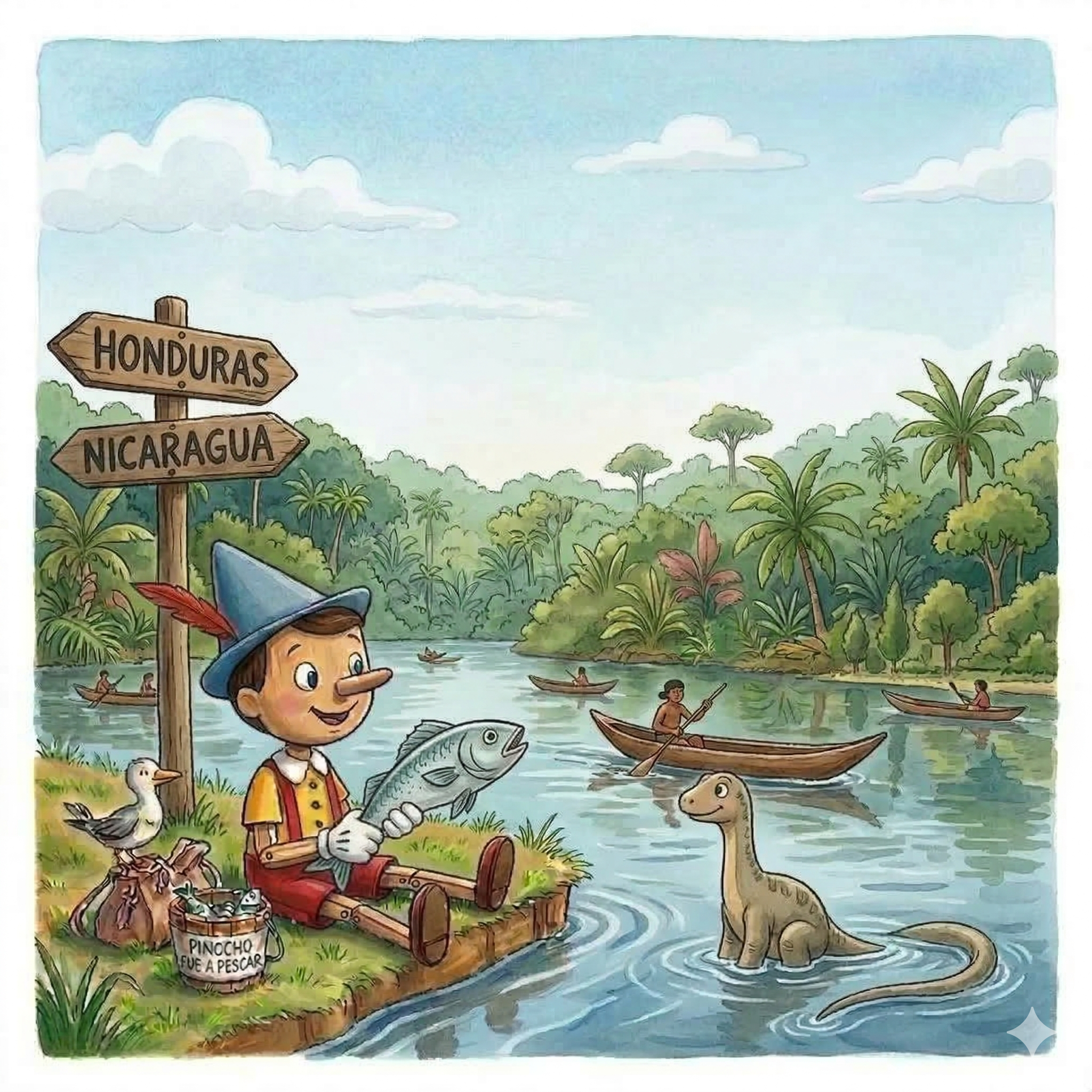 Pinocho y el misterio tropical del escondido río Coco