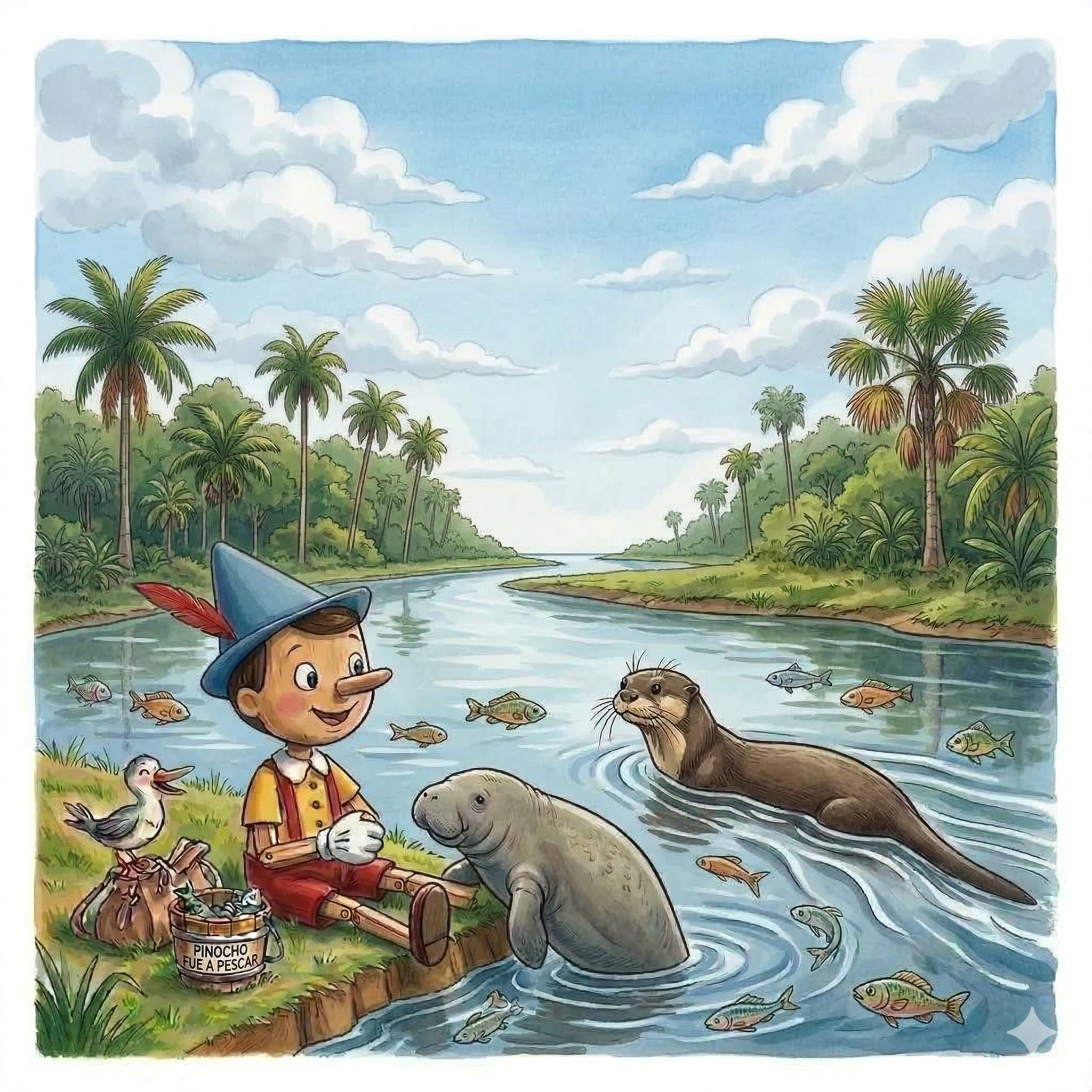 El gran amiguito selvático de Pinocho en el misterioso río Ucayali