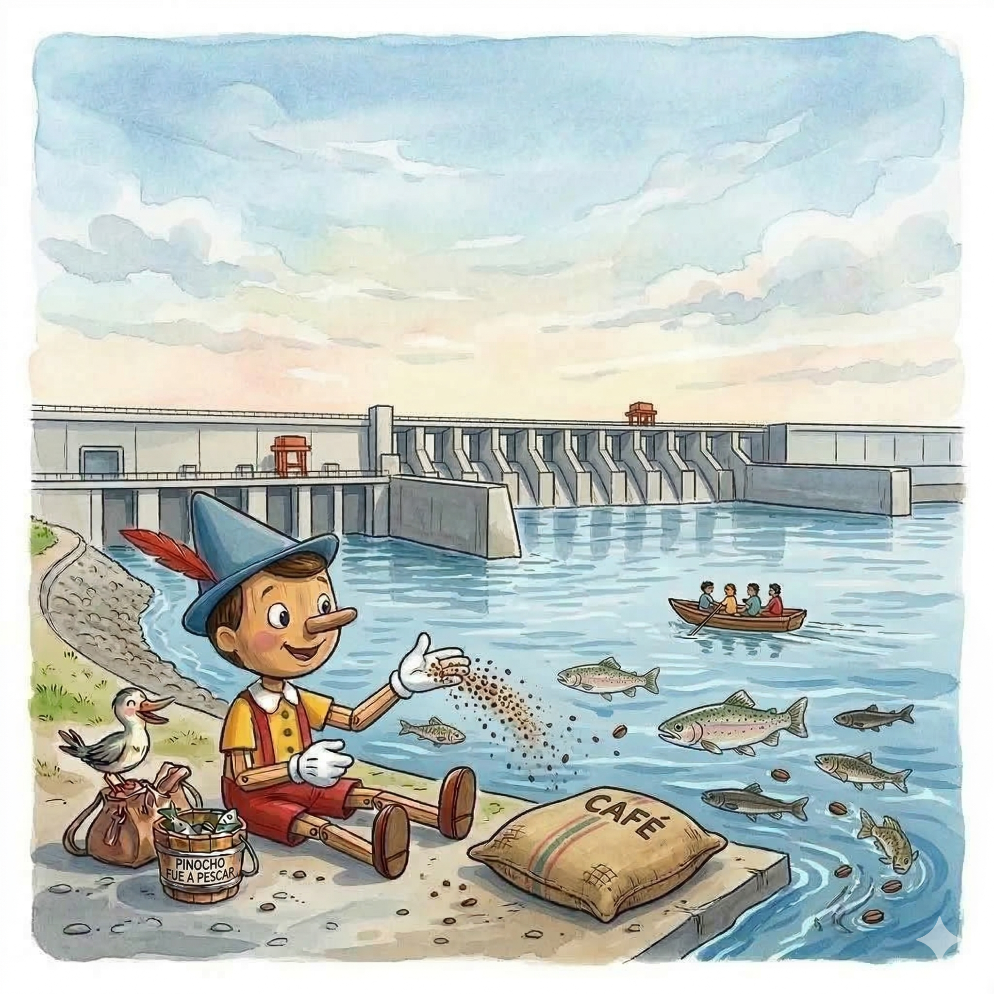 Pinocho y el Dragón Acuático del Yangtsé